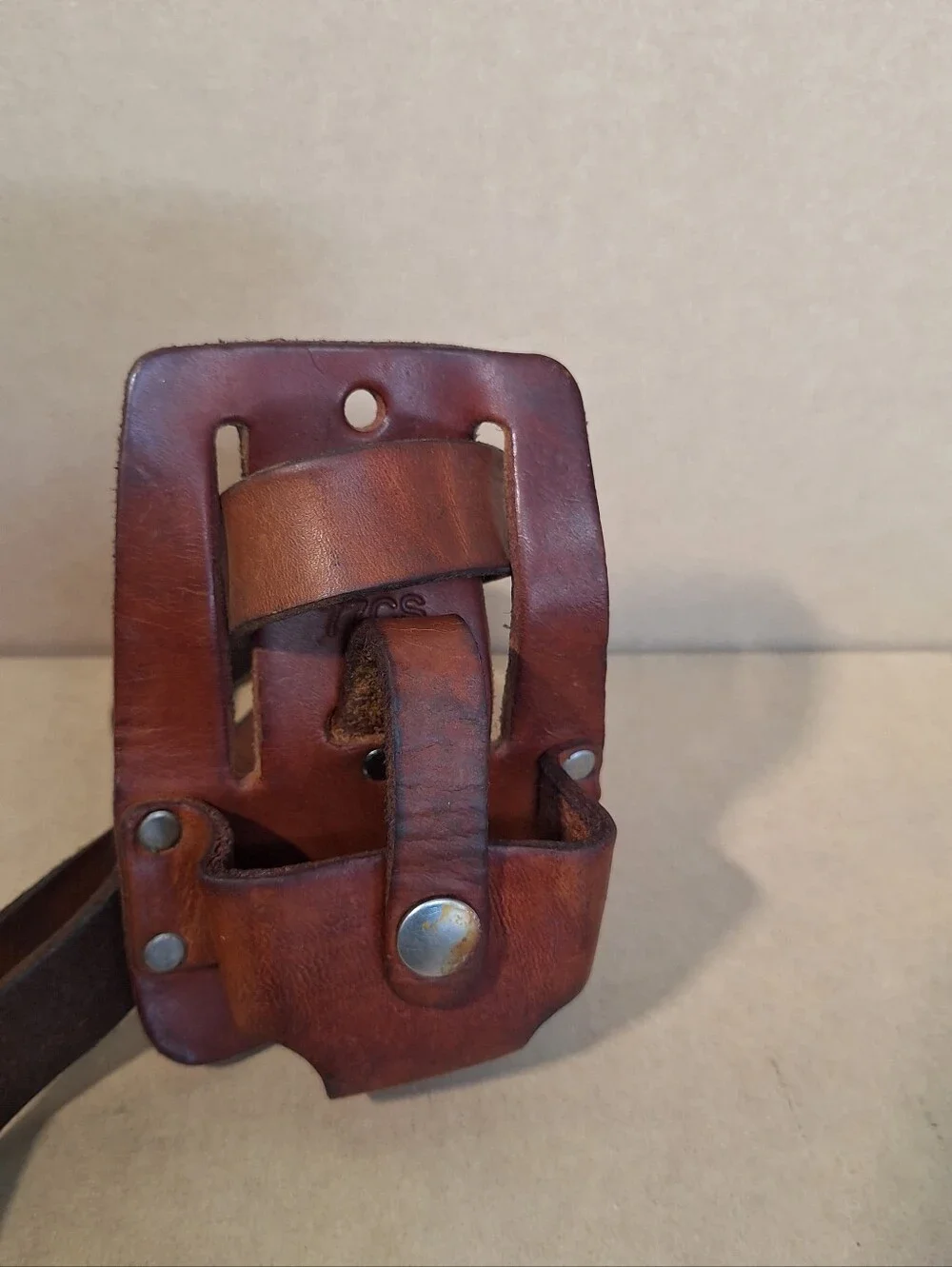 Leather Holster (77CS) Holder For 77 Series Telecom Tone Generators/5201 Belt